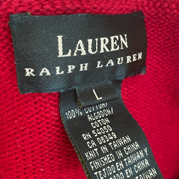 Red Crew Neck Sweater - Picture 2 of 2